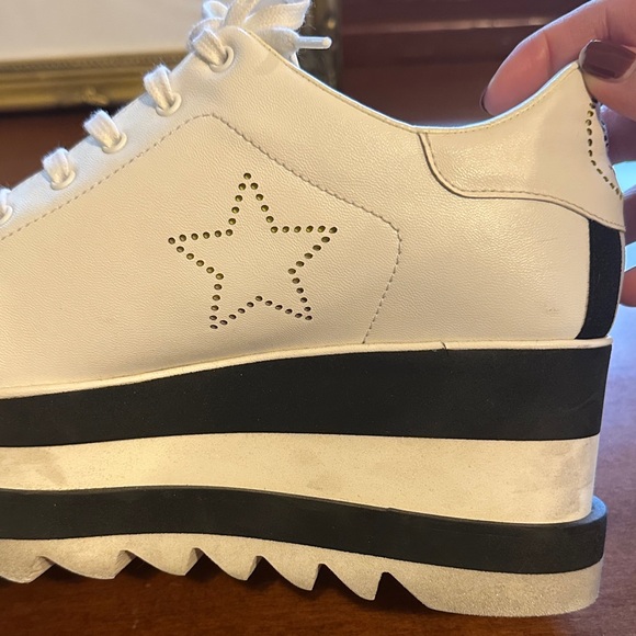 Stella McCartney White Star Sneakers - Picture 11 of 14